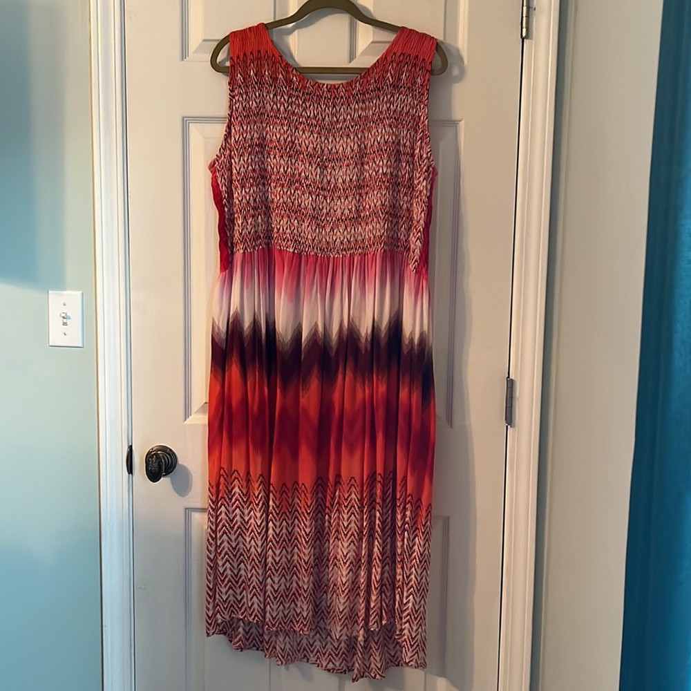 J Glee Sleeveless Smocked Sundress Size 2X